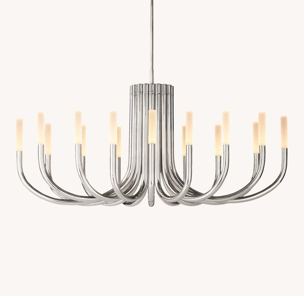Rousseau Oval Chandelier 50"-VaseLamps