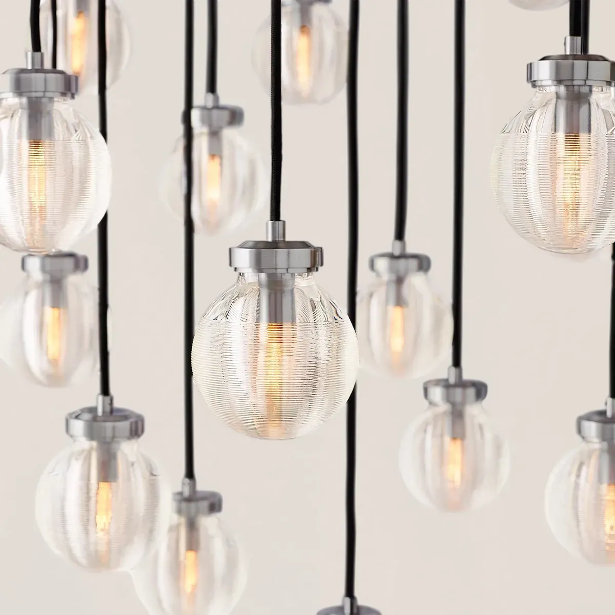 Pearl Round Chandelier-VaseLamps