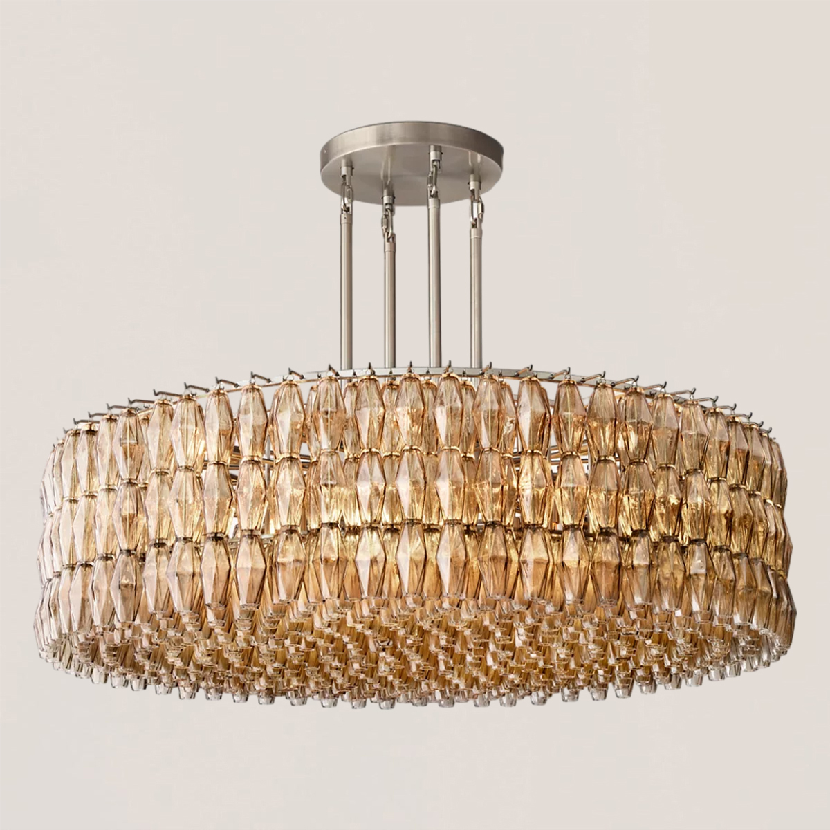Chiara Glass Round Chandelier-VaseLamps