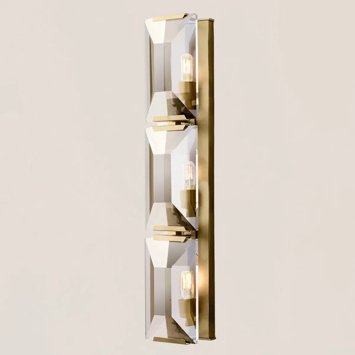 Harlow Crystal Triple Wall Sconce-VaseLamps