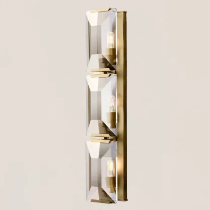 Harlow Crystal Triple Wall Sconce-VaseLamps