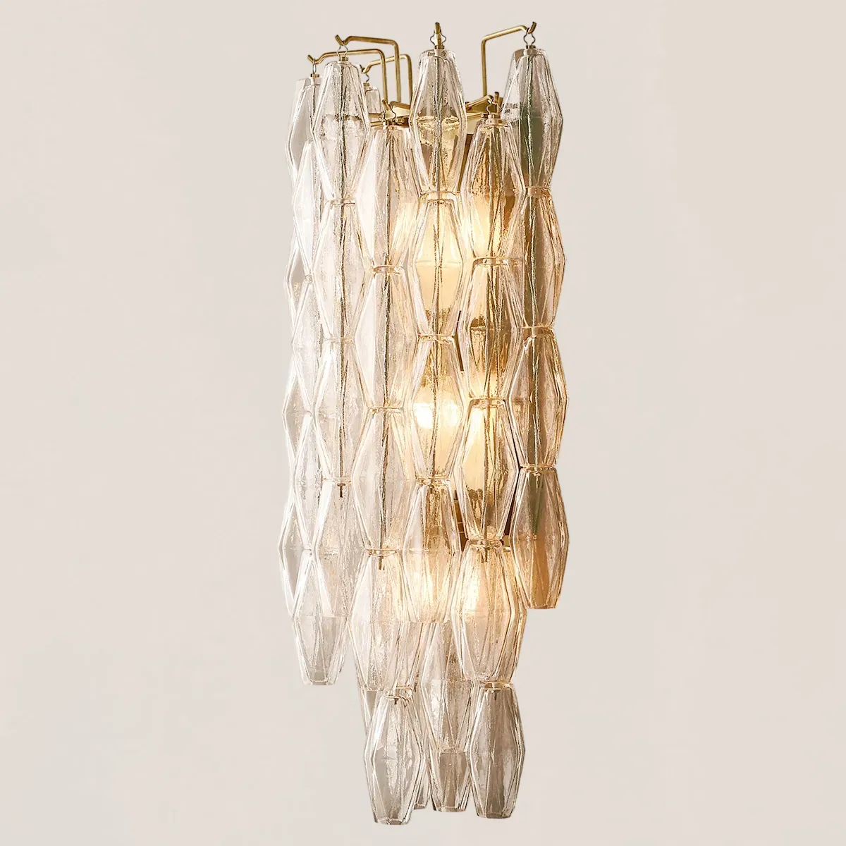 Chiara Glass Grand Wall Sconce-VaseLamps