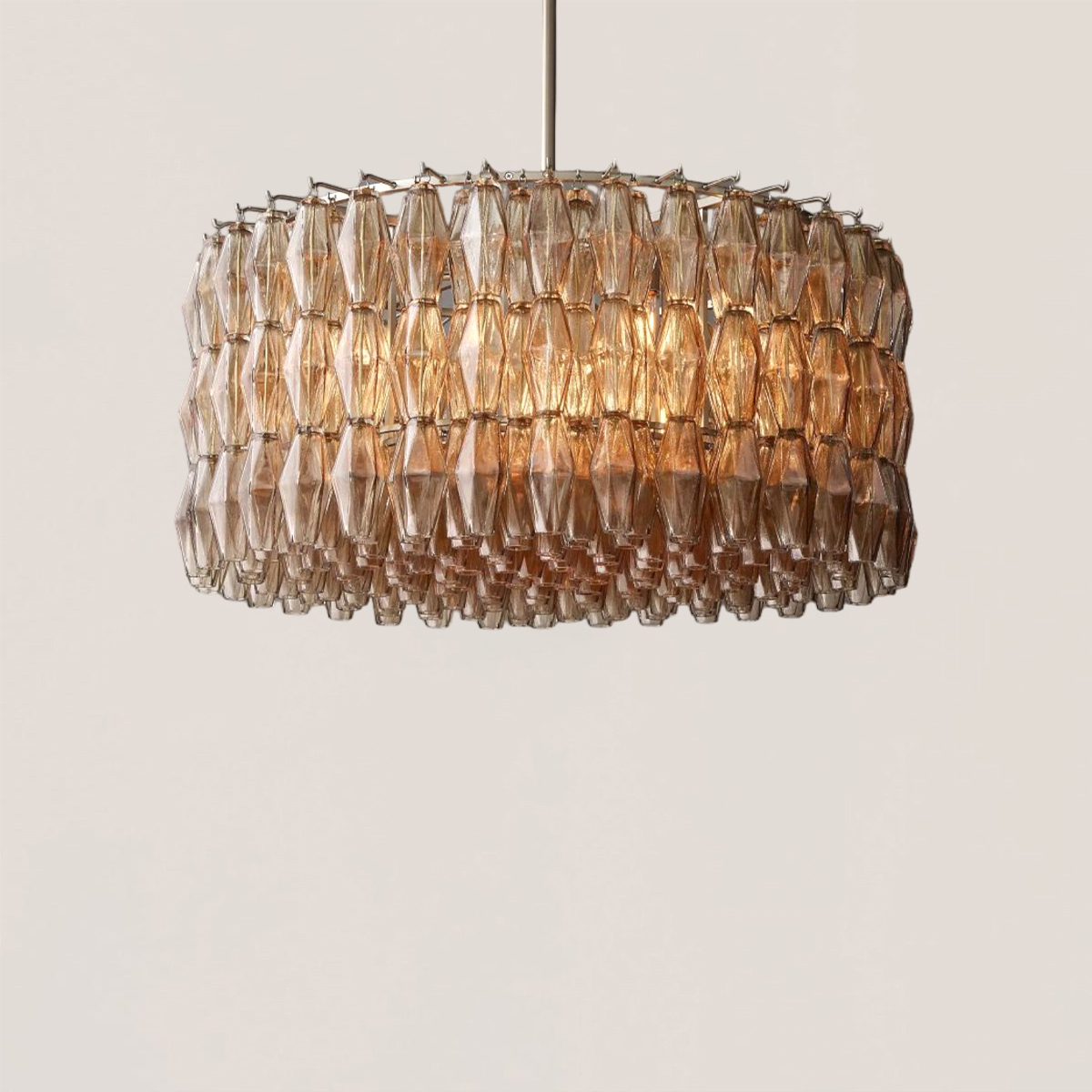 Chiara Glass Round Chandelier-VaseLamps