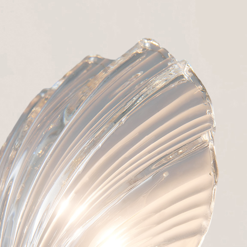 VASELAMPS - Fan Shaped Glass Wall Sconce-VaseLamps