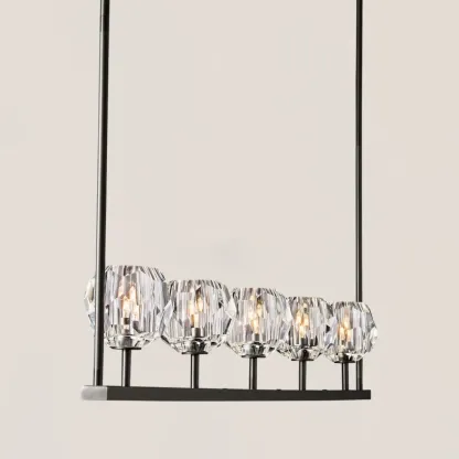 Boule De Crystal Linear Chandelier-VaseLamps