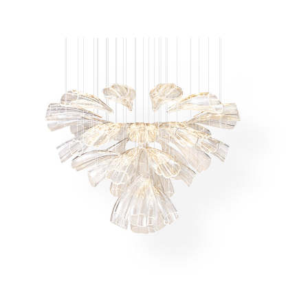 Luxury Glass Lotus Chandelier-VaseLamps