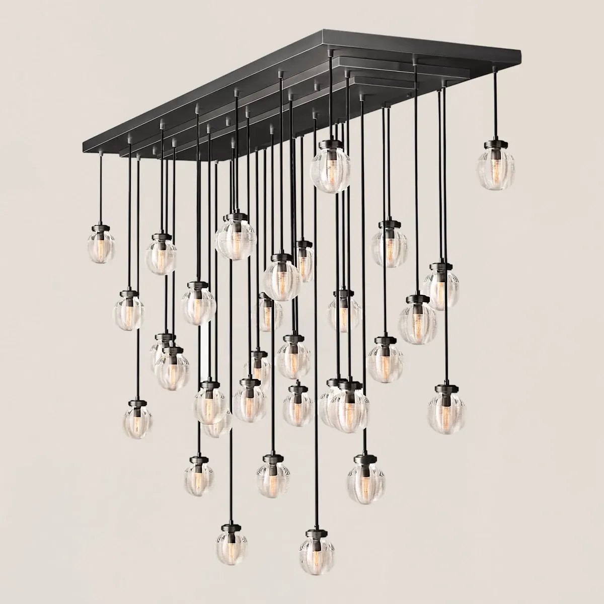 Pearl Rectangular Chandelier-VaseLamps