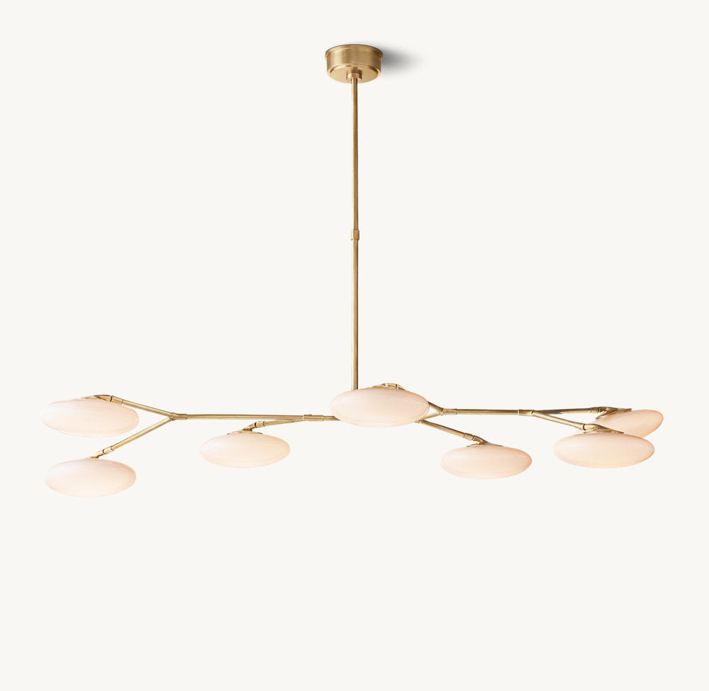 Brindille Linear Chandelier 61"-VaseLamps