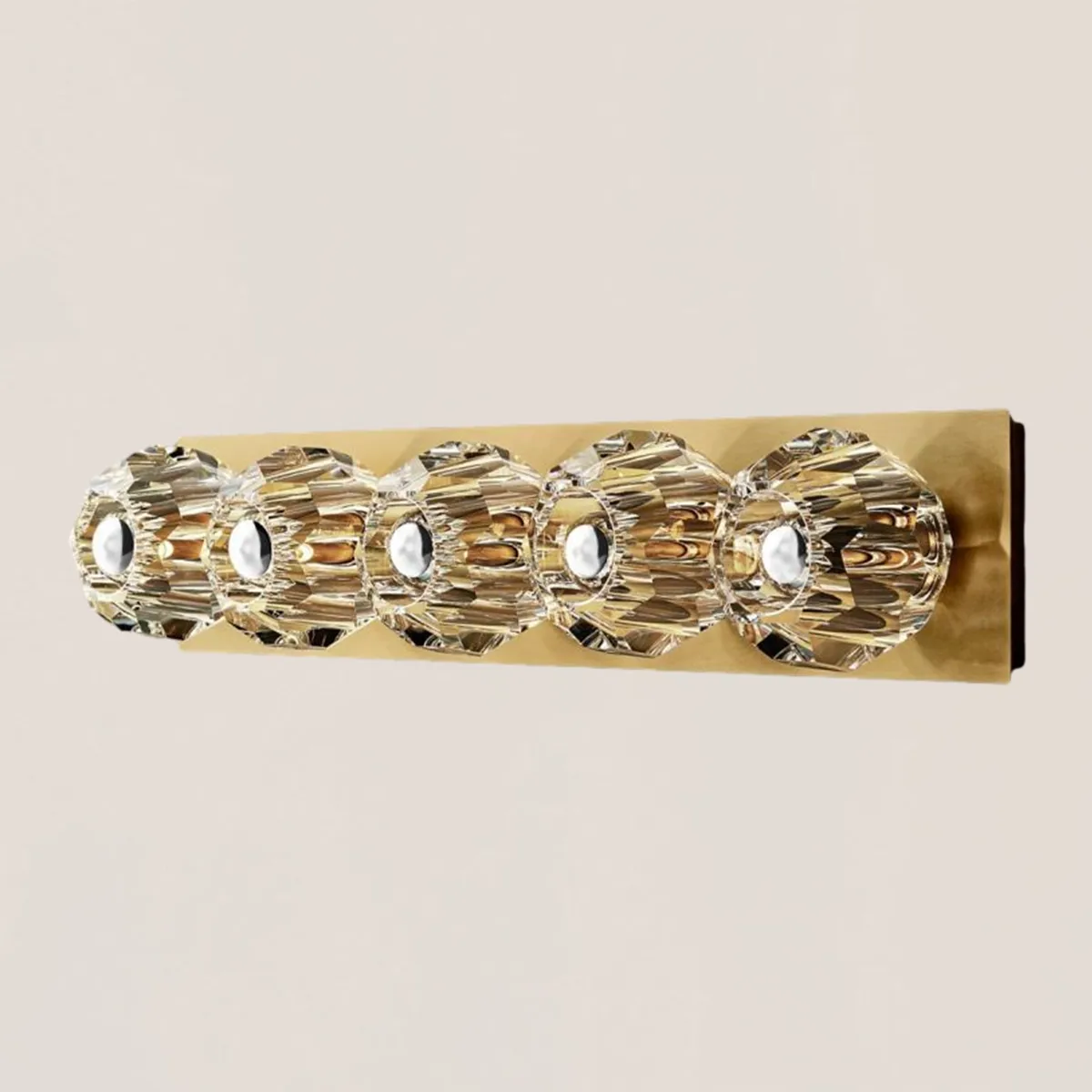 Boule De Clear Crystal Linear Grand Wall Sconce-VaseLamps