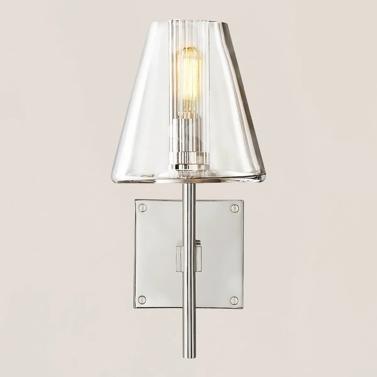 Fulham Glass Shade Sconce-VaseLamps