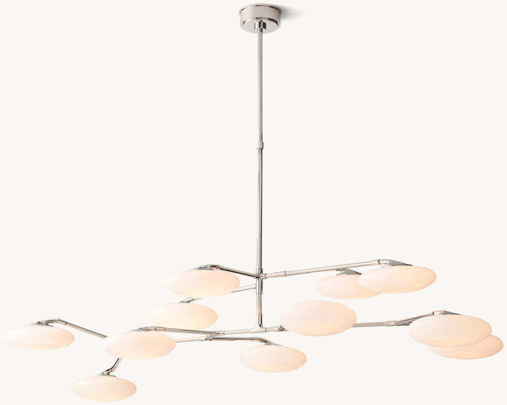 Brindille Two-Tier Chandelier 65"-VaseLamps