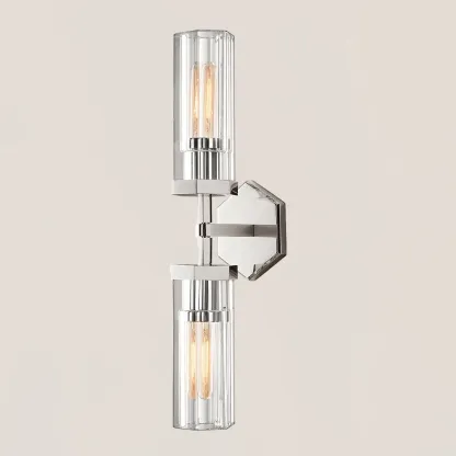 Lambeth Hexagonal Linear Short Wall Sconce-VaseLamps