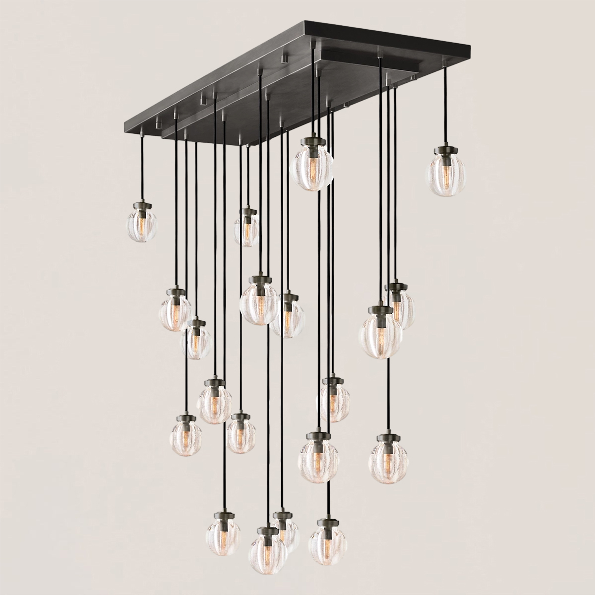 Pearl Rectangular Chandelier-VaseLamps