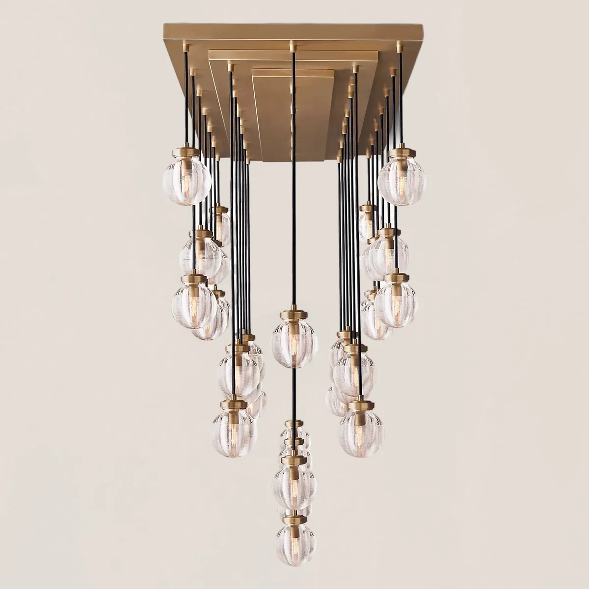 Pearl Rectangular Chandelier-VaseLamps