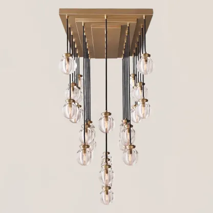 Pearl Rectangular Chandelier-VaseLamps