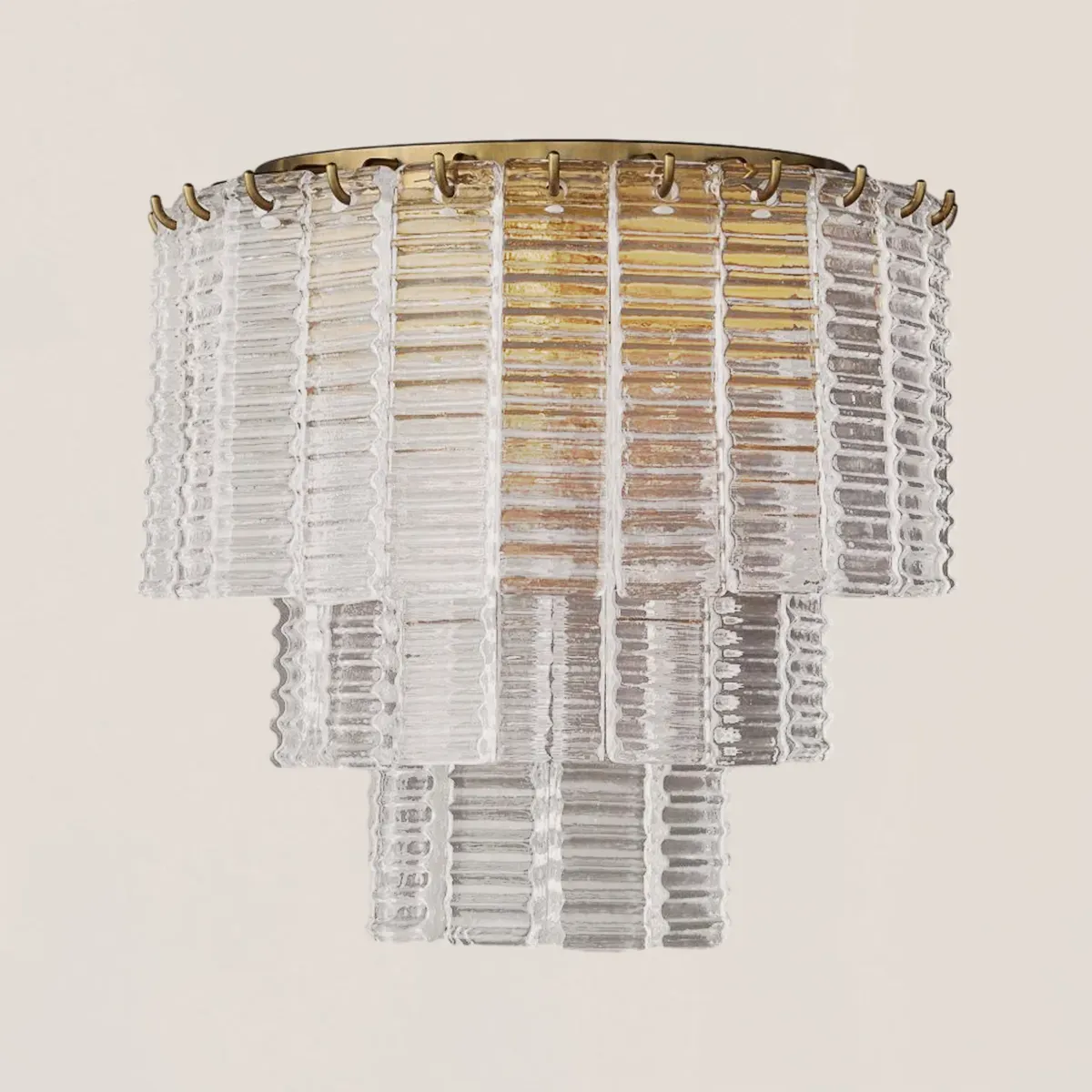 Sirene Clear Glass Wall Sconce-VaseLamps