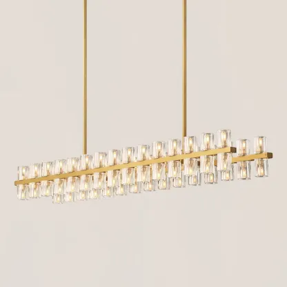 Arcachon LED Rectangular Chandelier-VaseLamps