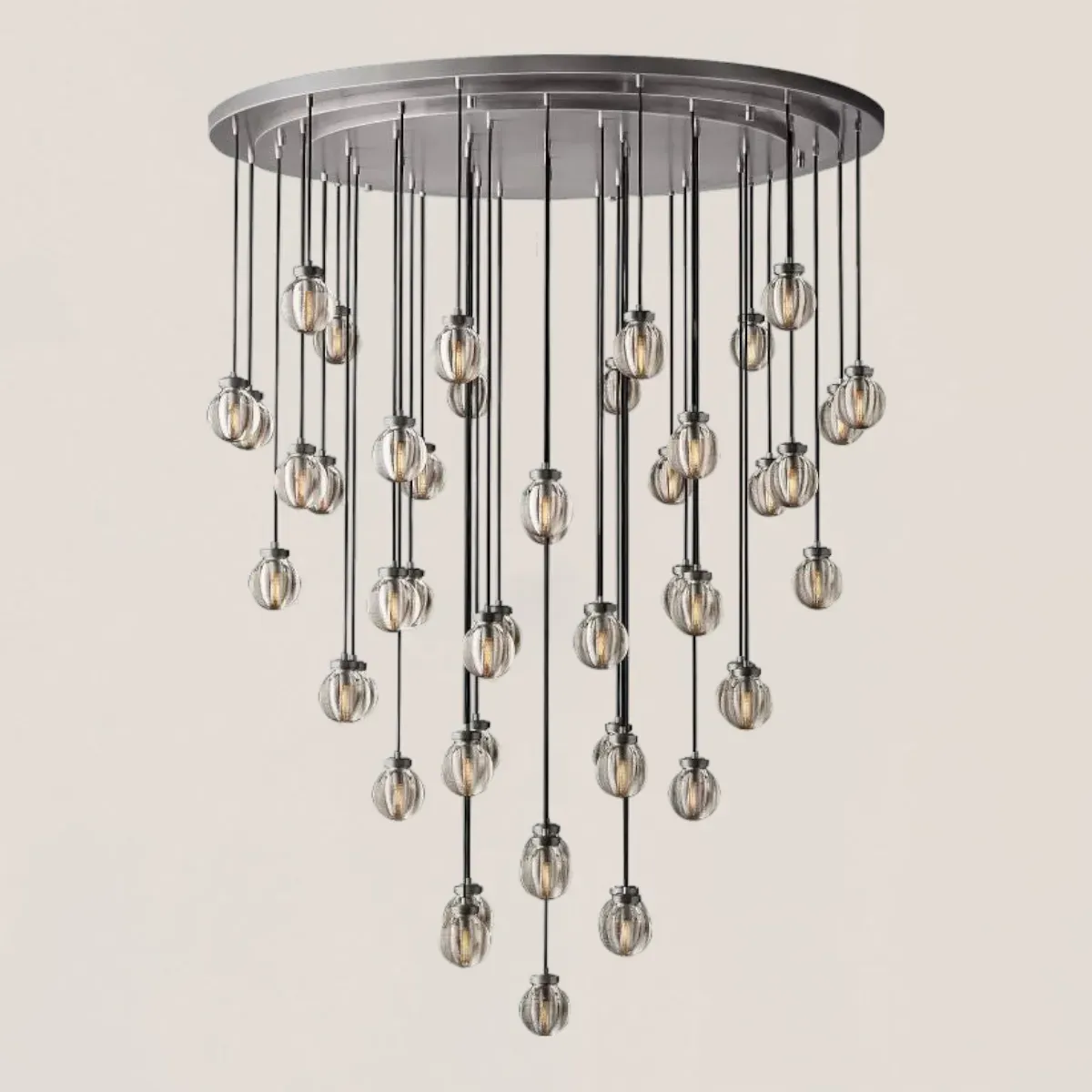 Pearl Round Chandelier-VaseLamps