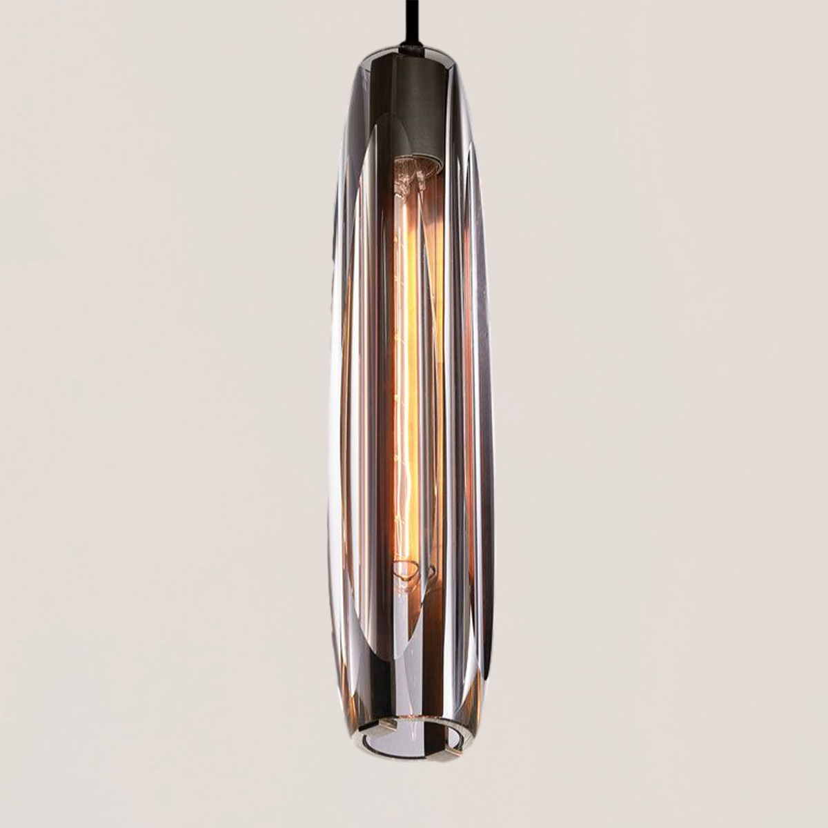 Chartier Crystal Pendant Light-VaseLamps