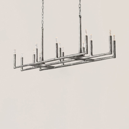 Thaddeus Linear Chandelier-VaseLamps