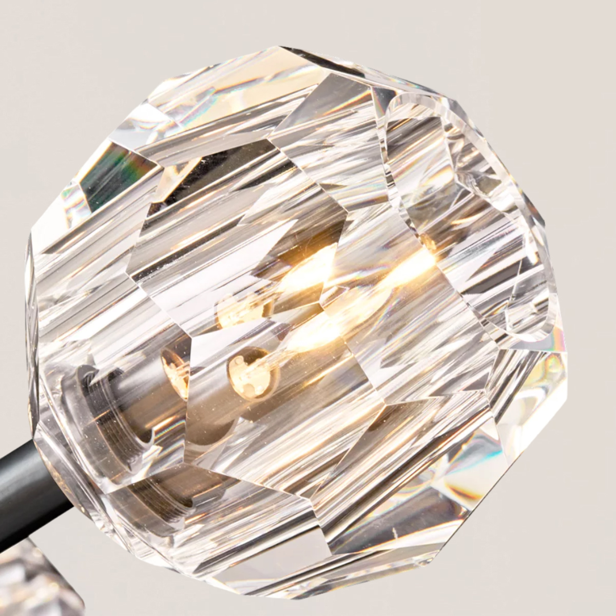 Boule De Cristal Glass Round Chandelier-VaseLamps