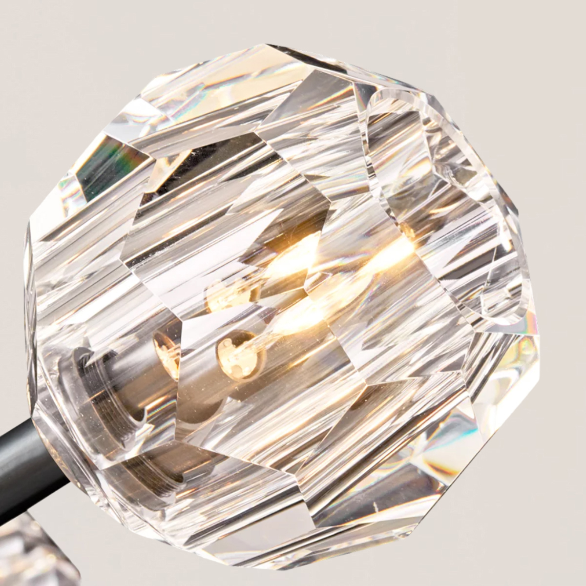 Boule De Cristal Glass Round Chandelier-VaseLamps