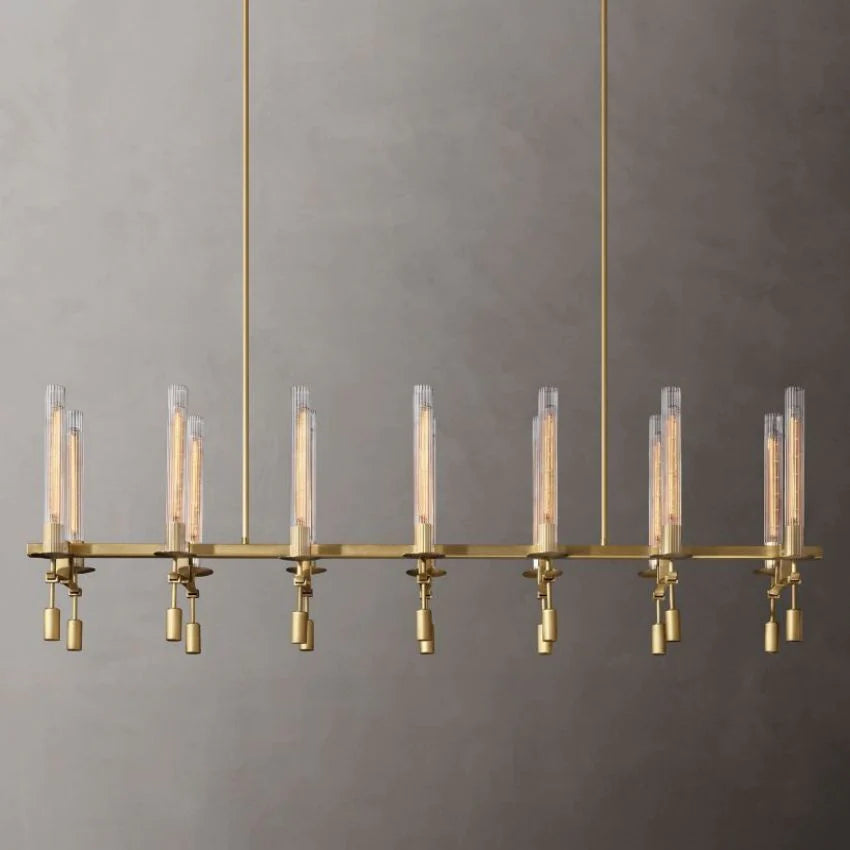 Fontanelle Linear Chandelier 66"-VaseLamps