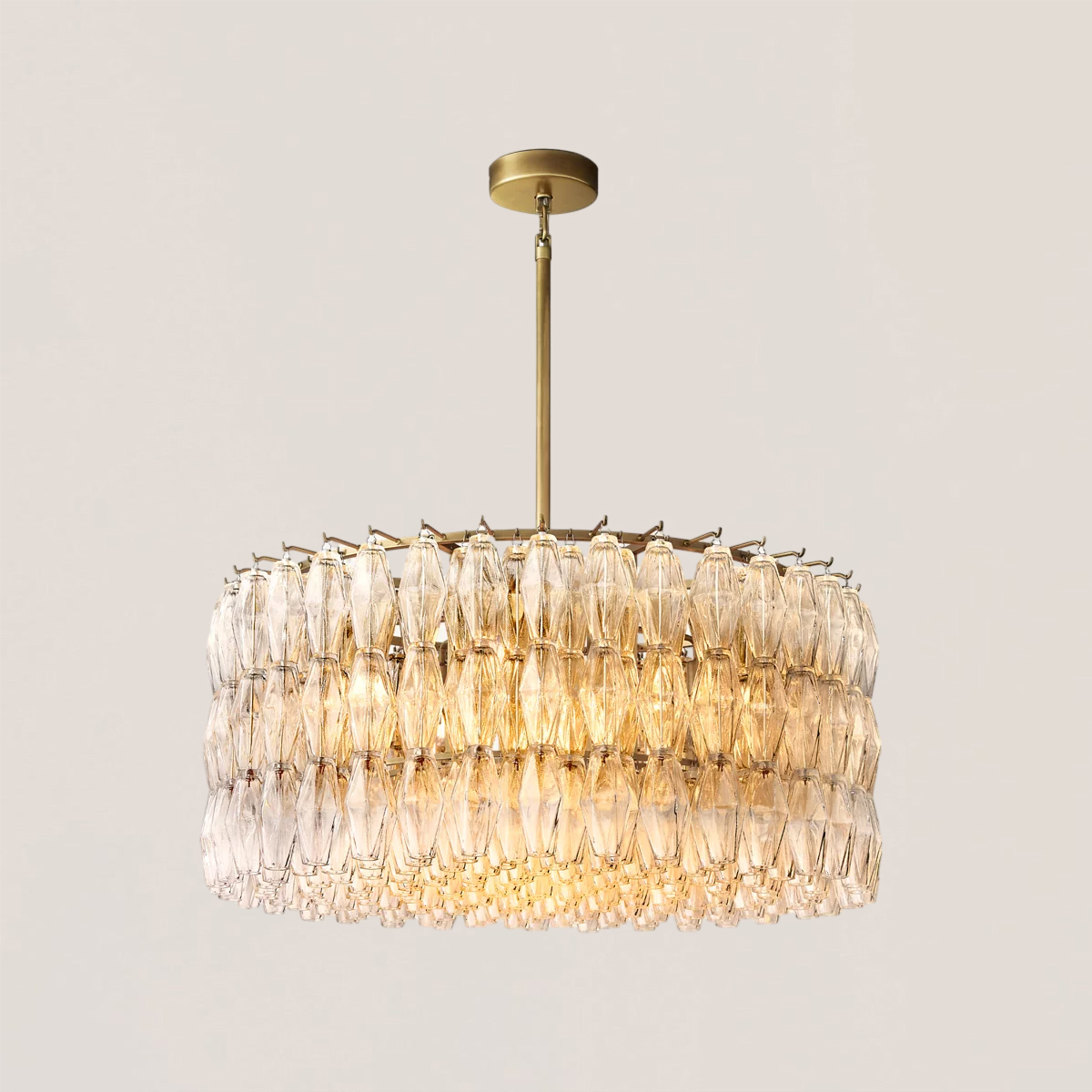 Chiara Glass Round Chandelier-VaseLamps