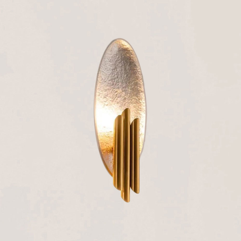 VASELAMPS - Oval Iron Electroplating Wall Light-VaseLamps