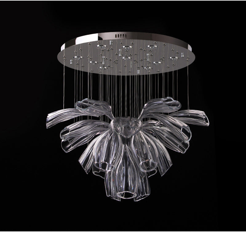 Luxury Glass Lotus Chandelier-VaseLamps