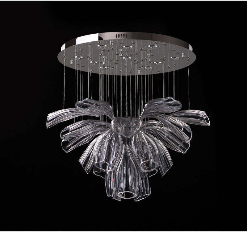 Luxury Glass Lotus Chandelier-VaseLamps
