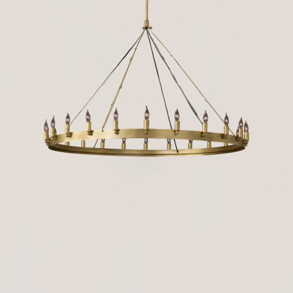 Camino Vintage Candelabra Round Chandelier-VaseLamps