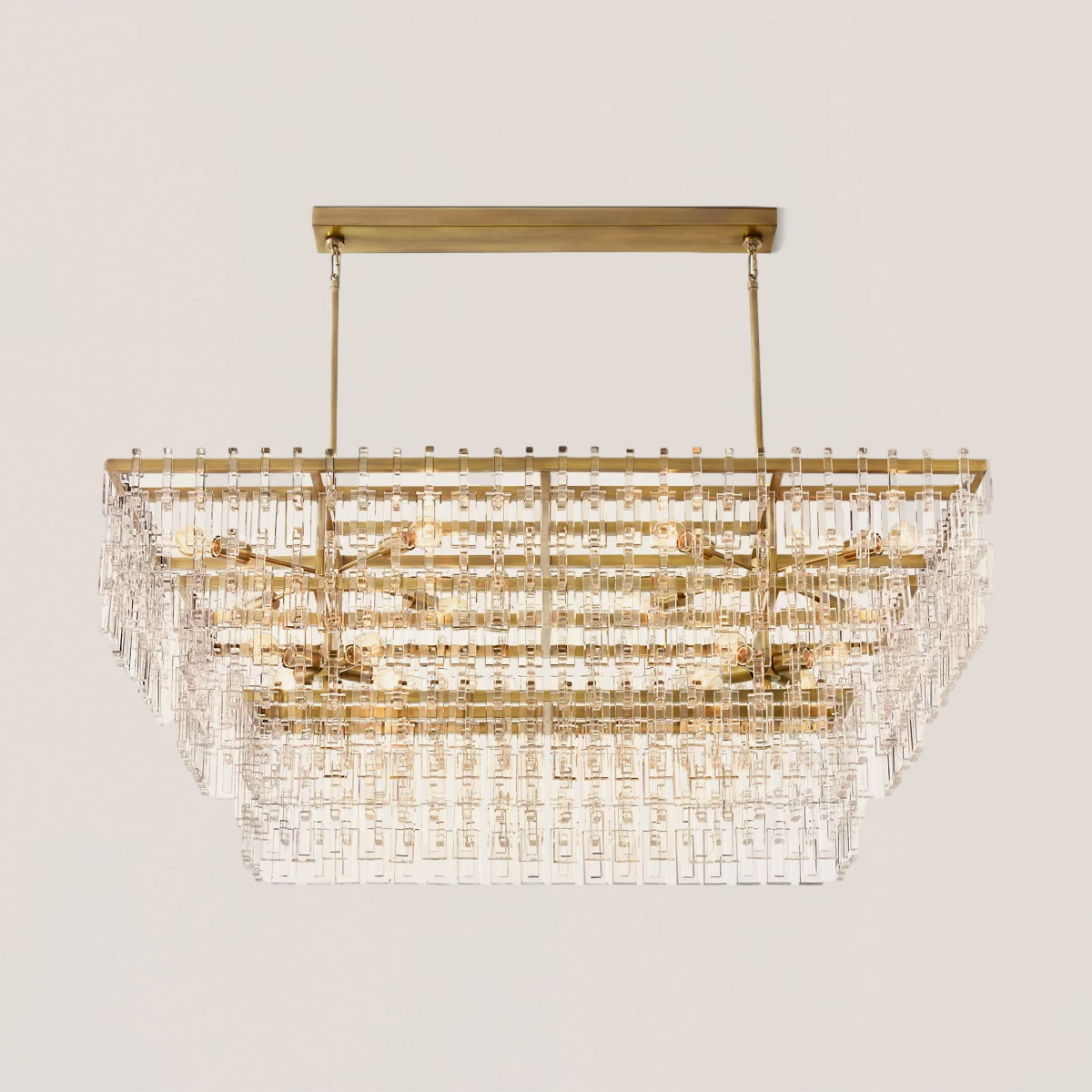 Marignan 3/4-Tier Rectangular Chandelier-VaseLamps