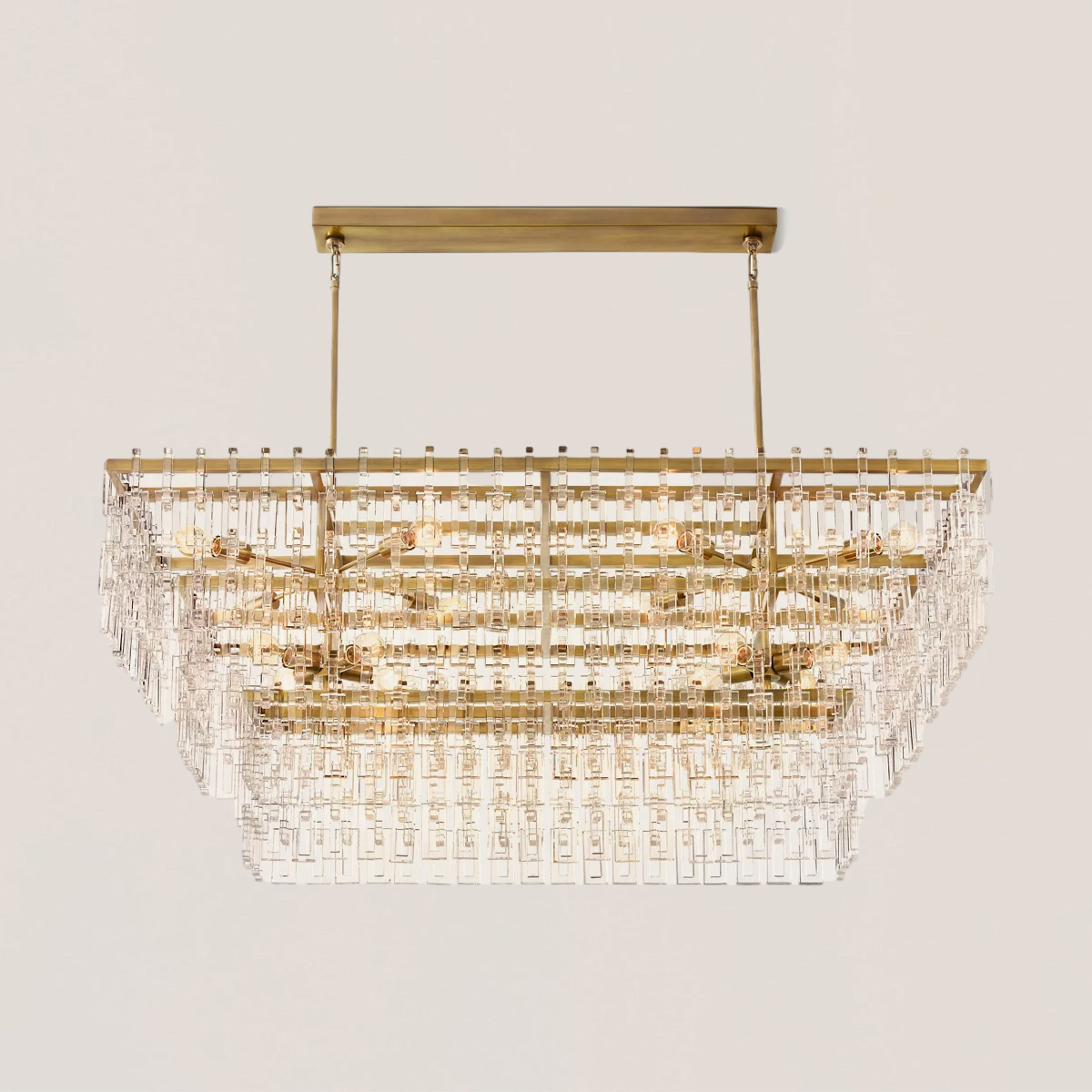 Marignan 3/4-Tier Rectangular Chandelier-VaseLamps
