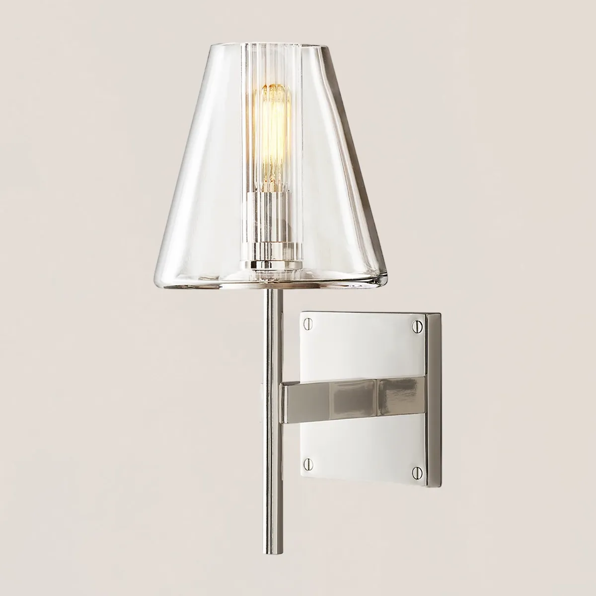 Fulham Glass Shade Sconce-VaseLamps