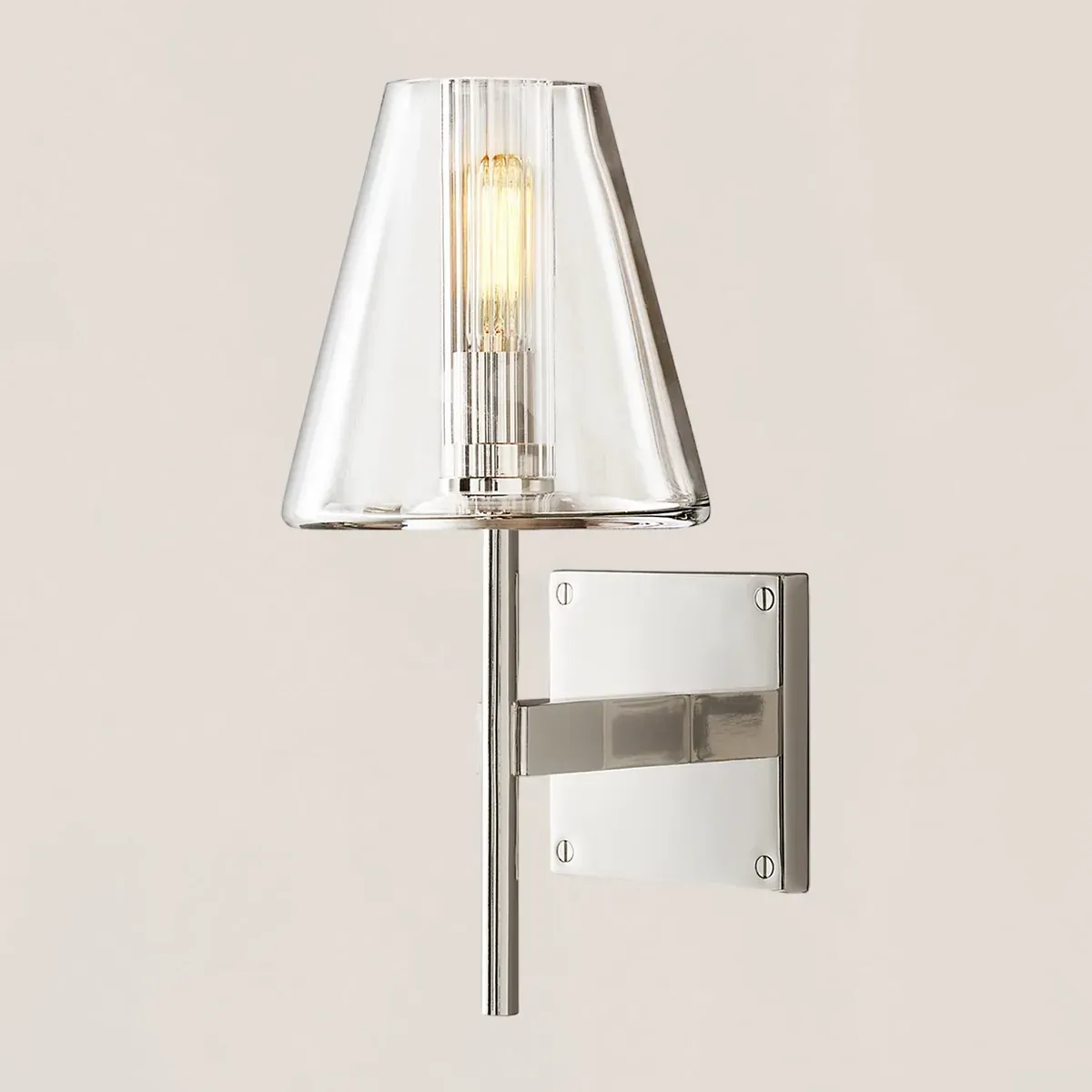 Fulham Glass Shade Sconce-VaseLamps