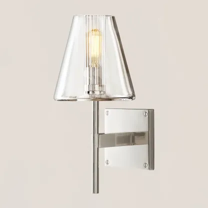 Fulham Glass Shade Sconce-VaseLamps