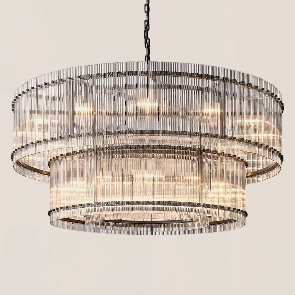 San Marco Two-tier Luxury Round Chandelier-VaseLamps
