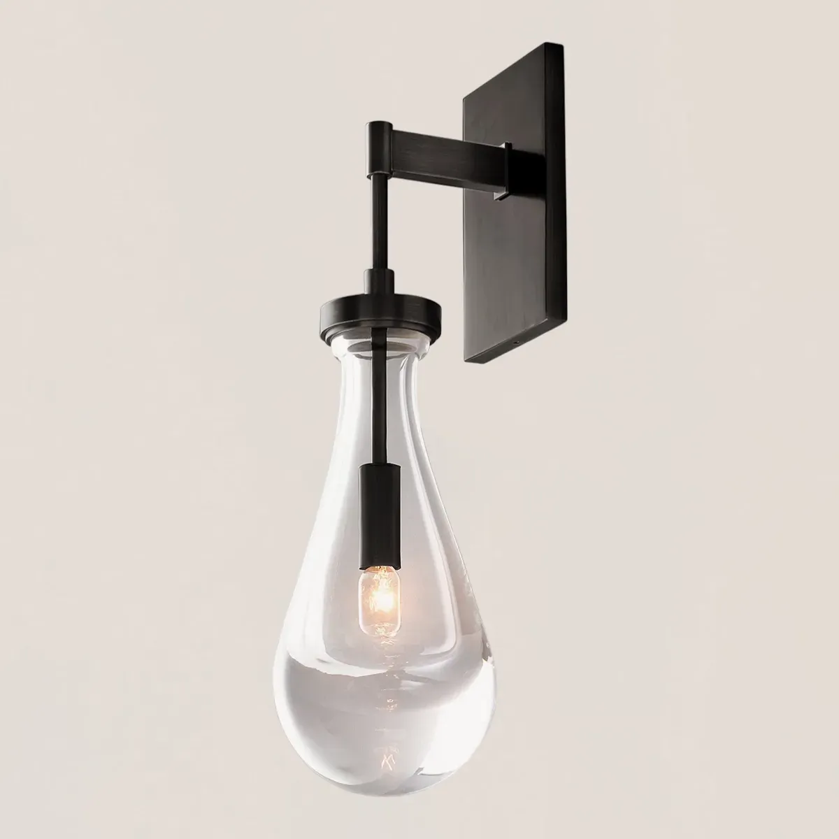 Raindrop Glass Wall Sconce-VaseLamps