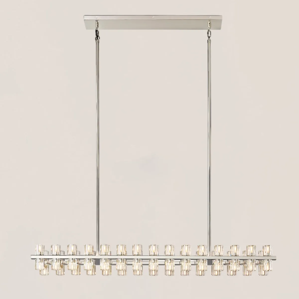 Arcachon LED Rectangular Chandelier-VaseLamps