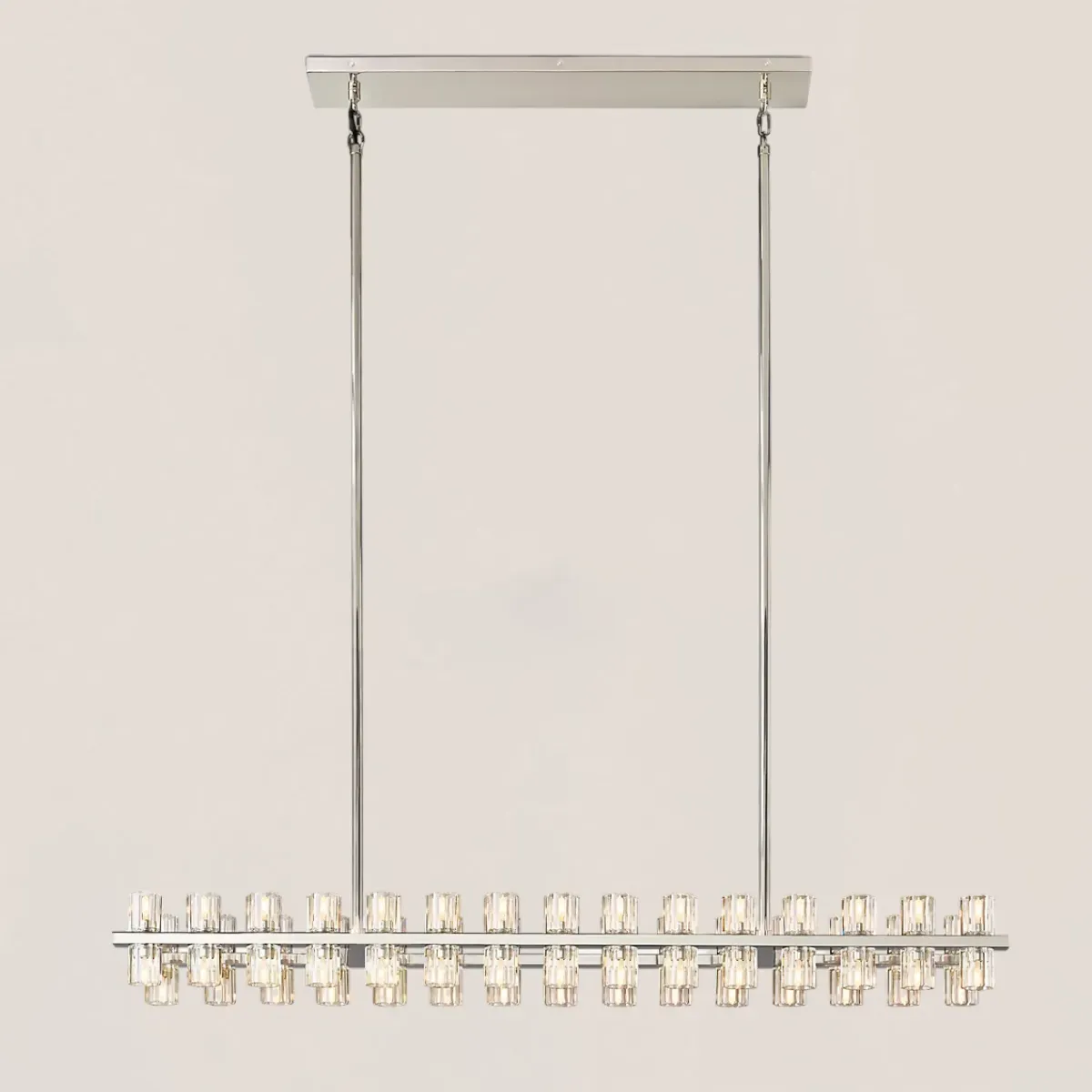 Arcachon LED Rectangular Chandelier-VaseLamps
