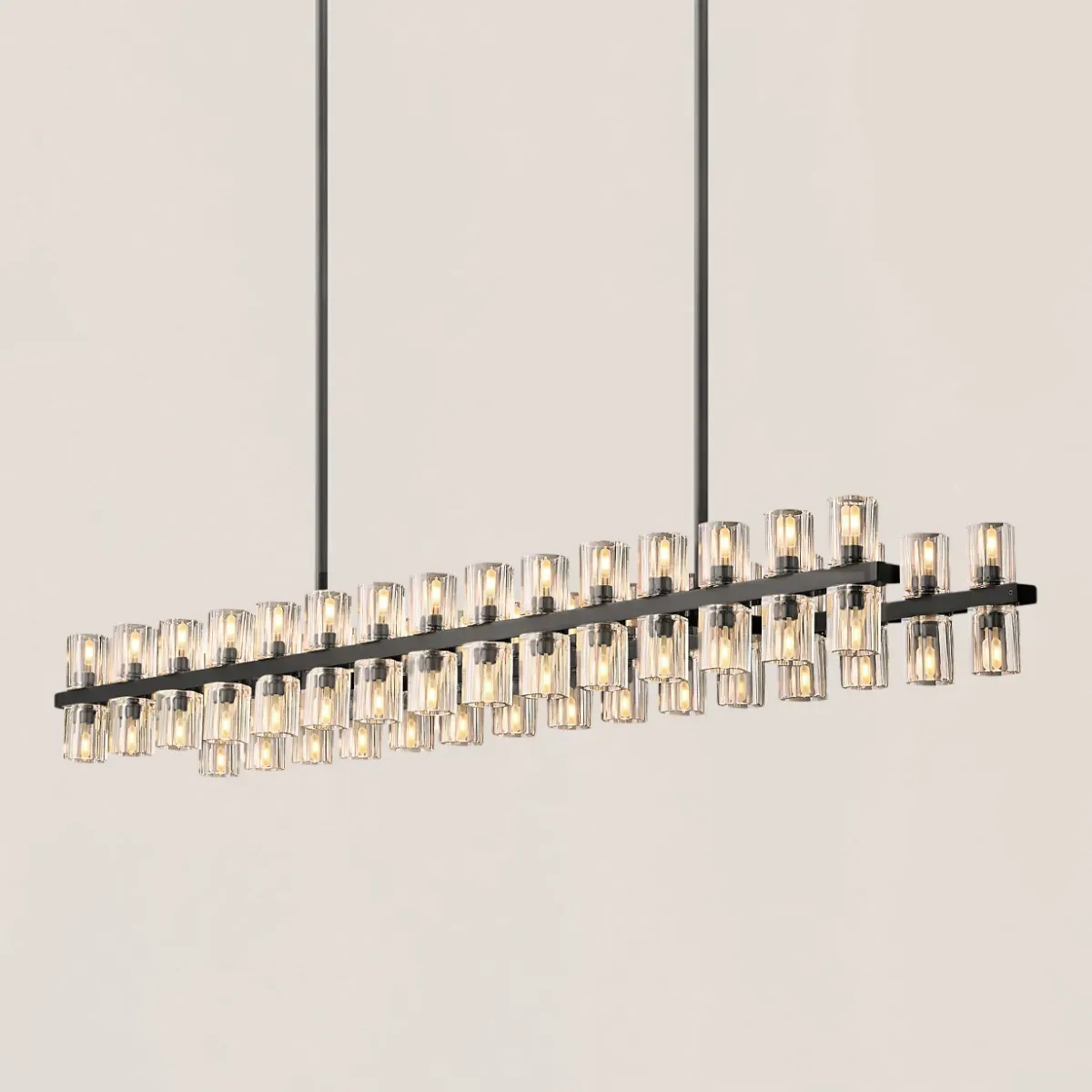 Arcachon LED Rectangular Chandelier-VaseLamps