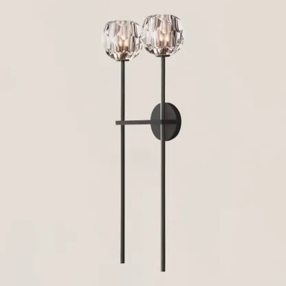 Boule De Crystal Double Grand Wall Sconce-VaseLamps
