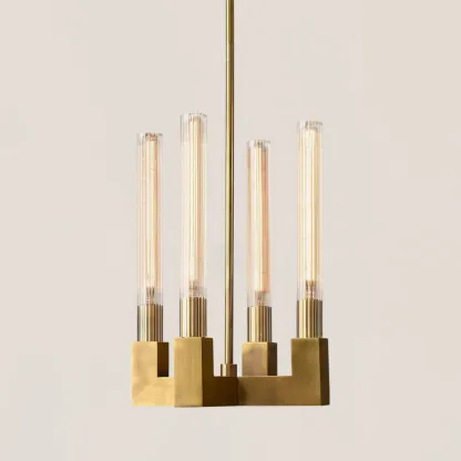VASELAMPS - Flute Glass Pendant 72inch-VaseLamps