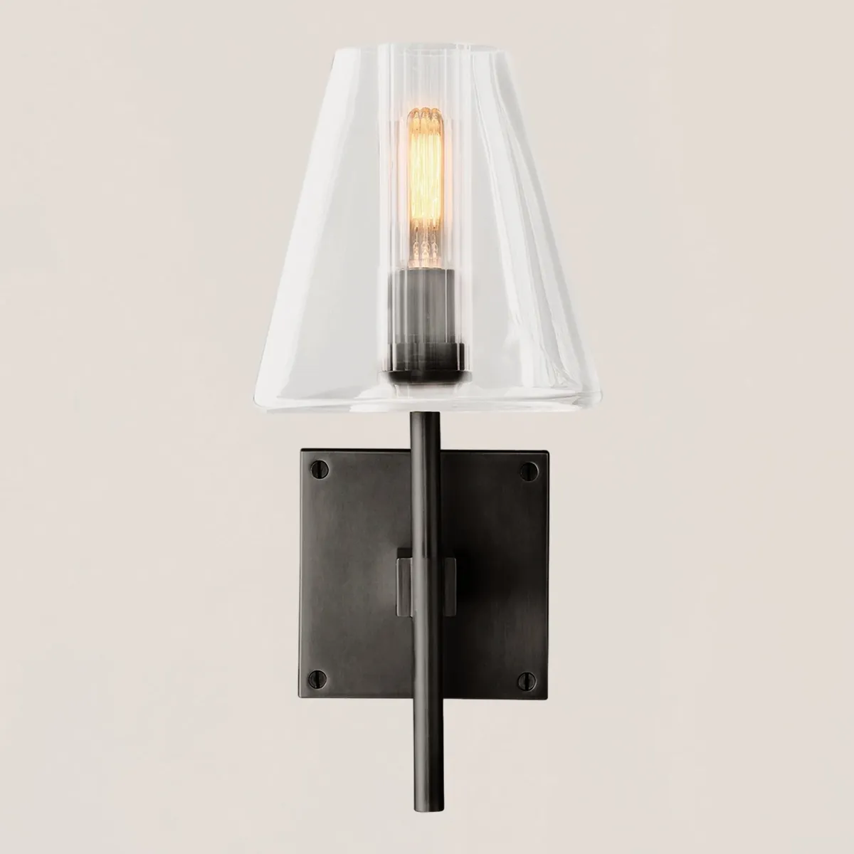 Fulham Glass Shade Sconce-VaseLamps