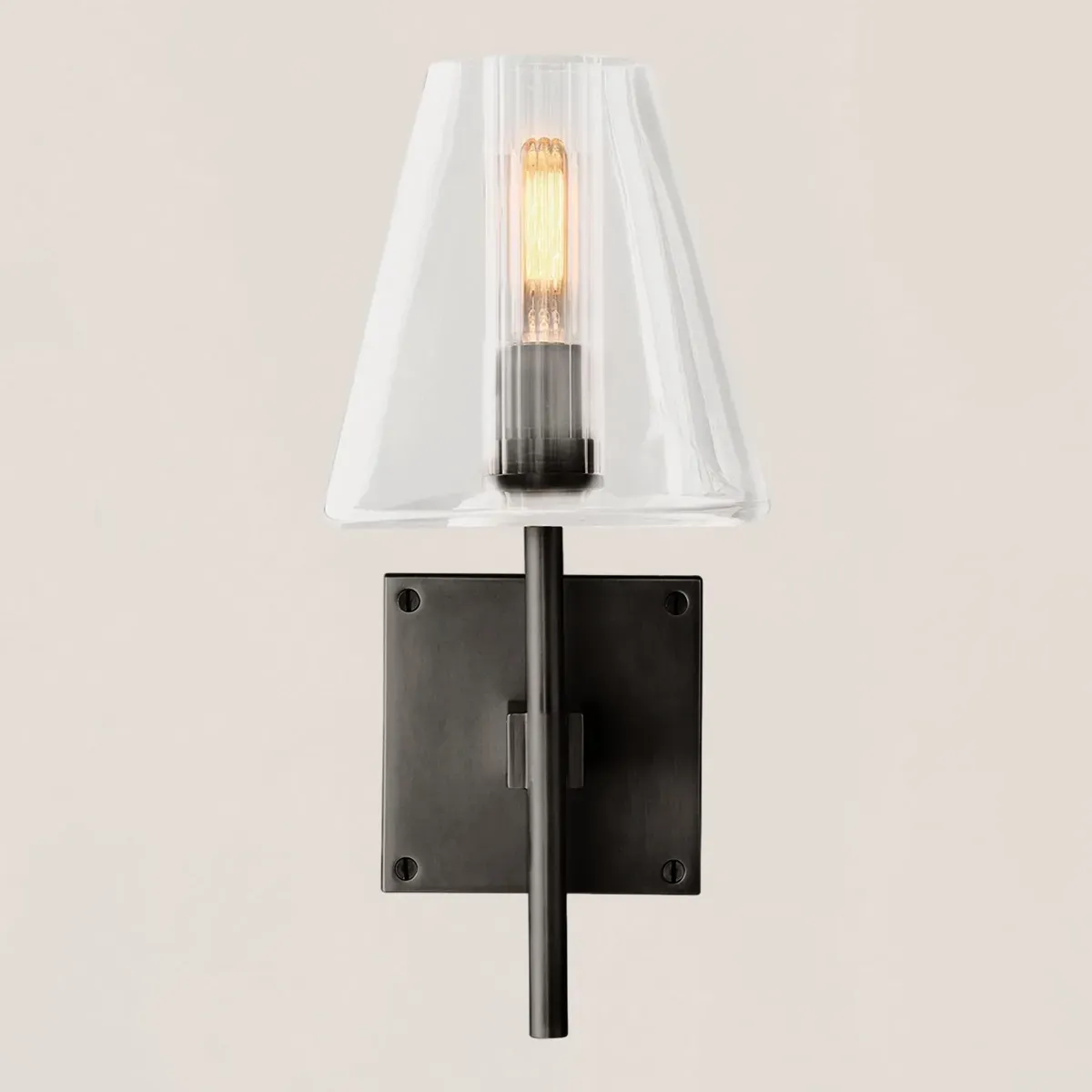 Fulham Glass Shade Sconce-VaseLamps