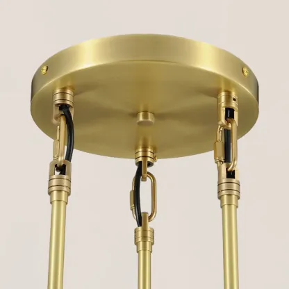 Raindrop Rod Round Chandelier-VaseLamps