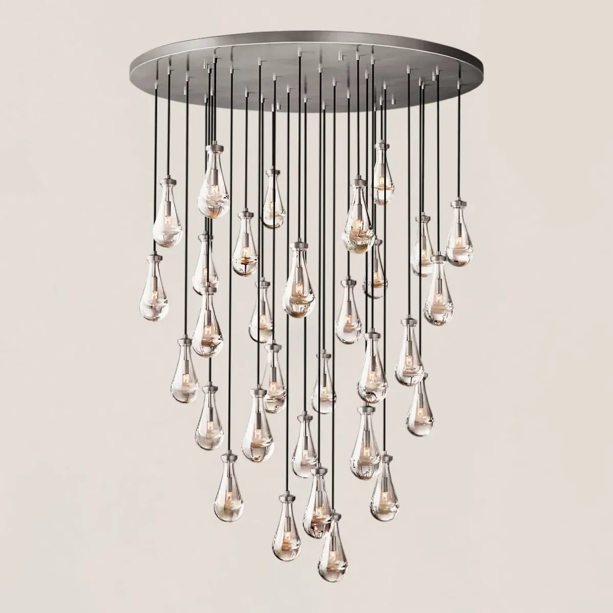 Raindrop Round Chandelier-VaseLamps
