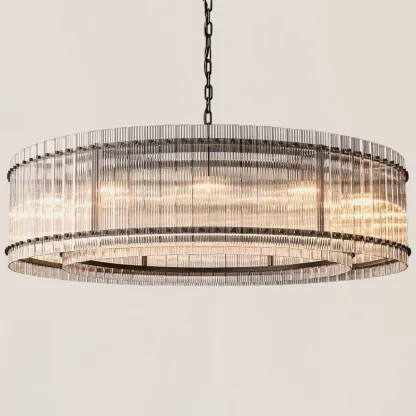 San Marco Glass Round Chandelier-VaseLamps