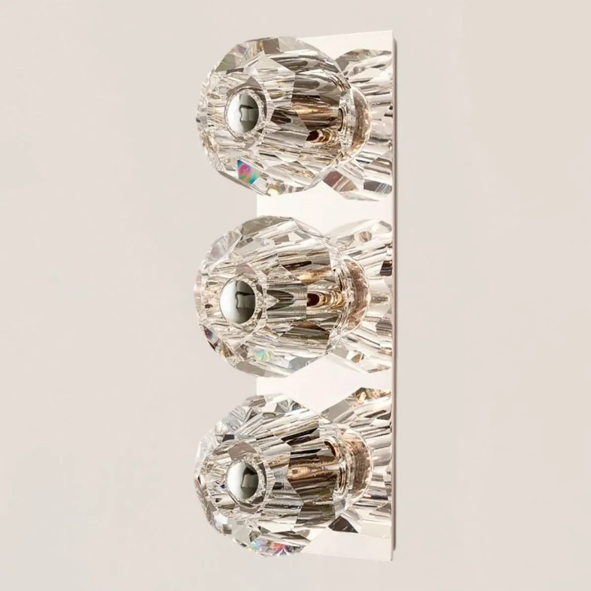 Boule De Crystal Clear Linear Short Wall Sconce-VaseLamps
